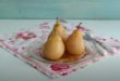 POIRES POCHÉES DANS LE SIROP