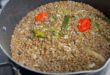 Préparer casserole de riz et de lentilles