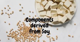 Les composants dérivés de base du soja