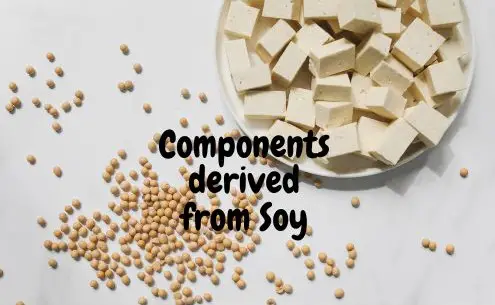Les composants dérivés de base du soja