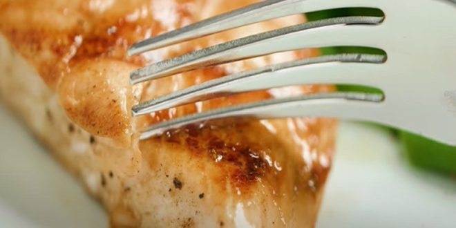 Tronçons de flétan grillés avec sauce Laniel