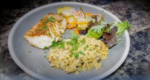 Préparer filets de vivaneau en risotto de champignons