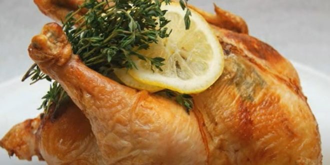 Faire poulet rôti au thym et au citron