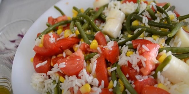 Salade de riz et Haricots du Sud-Ouest