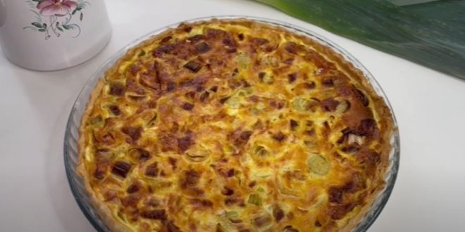 Faire quiche aux poireaux aux micro-ondes