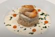 Mousseline de pétoncle à la crème de corail