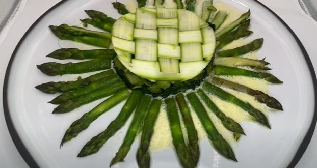 Comment faire la préparation couronne d'asperges