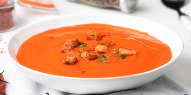Comment préparer soupe aux tomates dorée