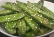 Faire pois mange-tout aux graines de sésame