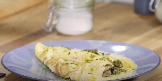 Faire préparation œufs brouillés champignons