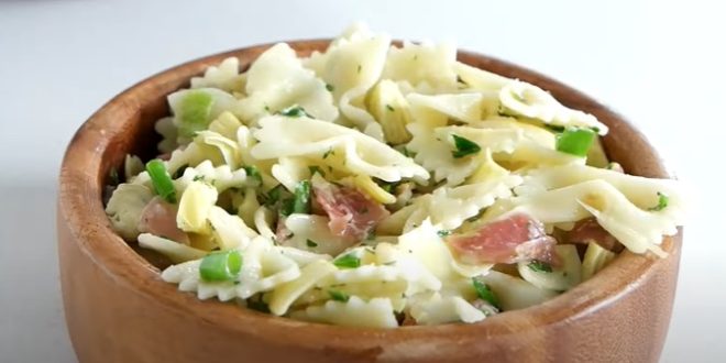 Faire salade de pâtes en Corolles d’Artichauts