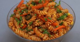 Préparation de spiral fusilli pizzaiolo ingrédients