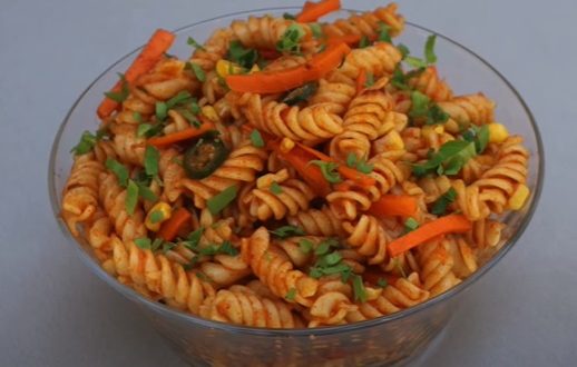 Préparation de spiral fusilli pizzaiolo ingrédients