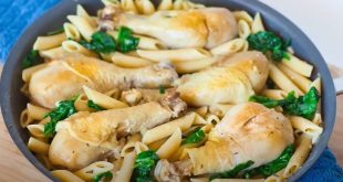Préparer pâtes au poulet à l’ail doux