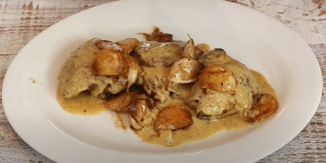 Faire poulet filice aux quarante gousses