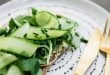 faire des tranches fines de courgettes