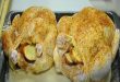 Faire cuire poulet farci glacé aux pommes