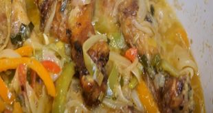 Préparation de Poulet aux fruits et aux Moutardes