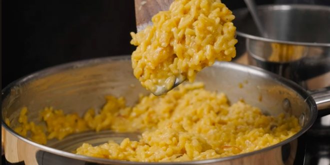 Risotto à la milanaise recette italienne