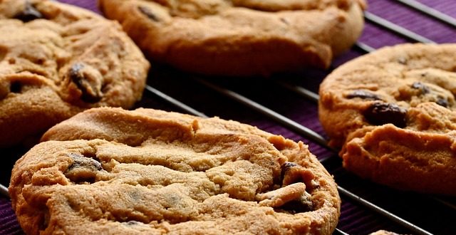Biscuit morceau de chocolat beurre d'arachide facile