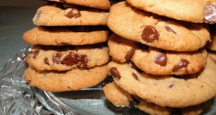 Faire dessert macarons aux pépites de chocolat