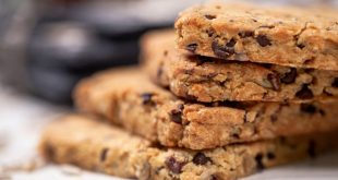 Biscottes aux amandes et aux pépites de chocolat
